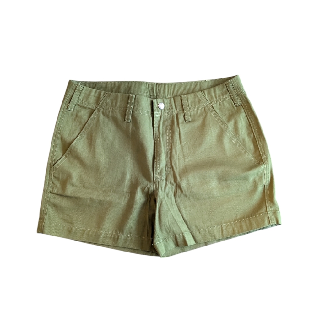 Topo Designs olive green shorts